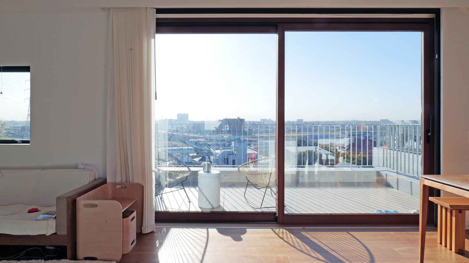 この場所でしか手にすることのできない見晴らしのいいリビング