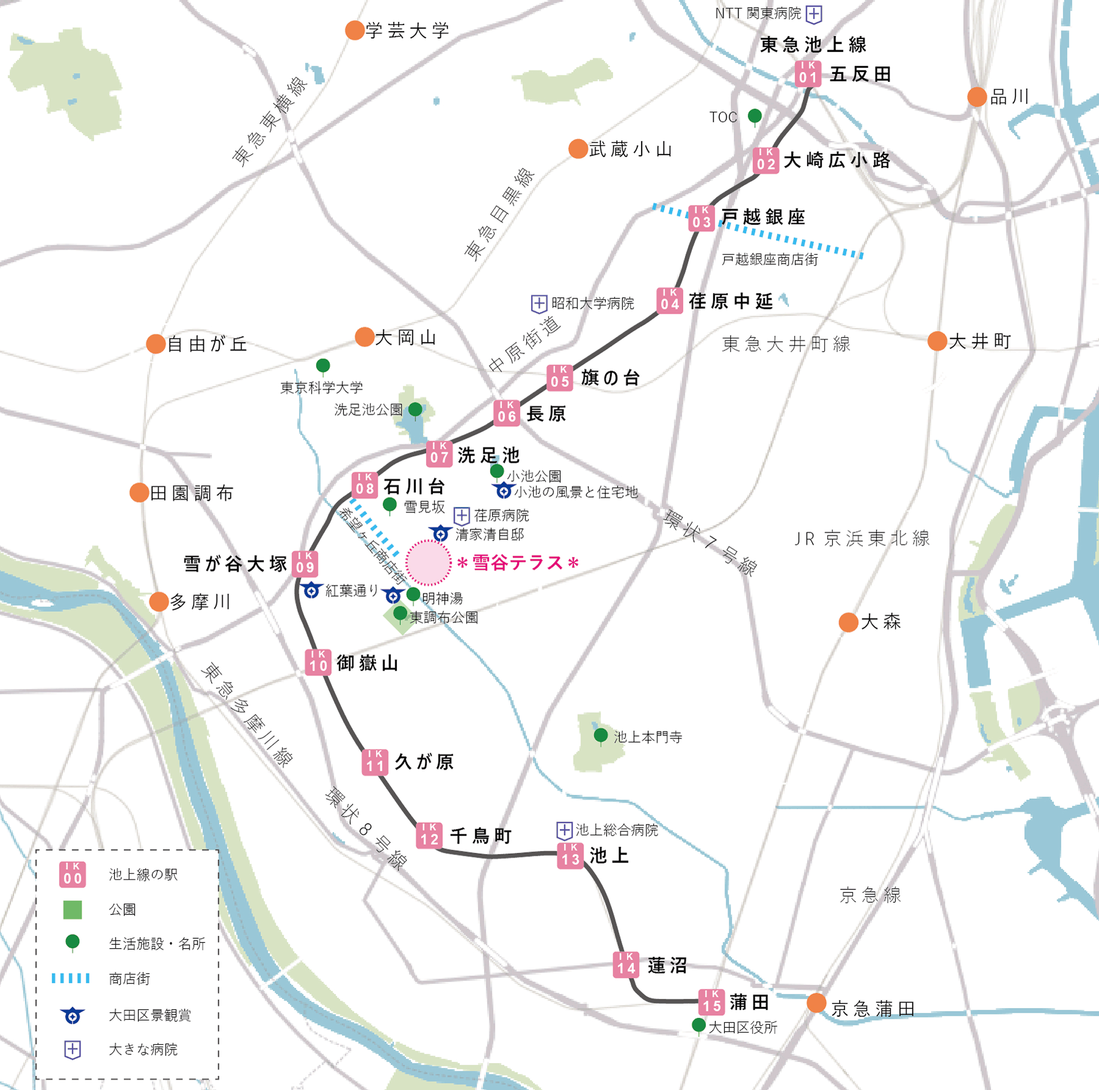 計画地周辺沿線地図