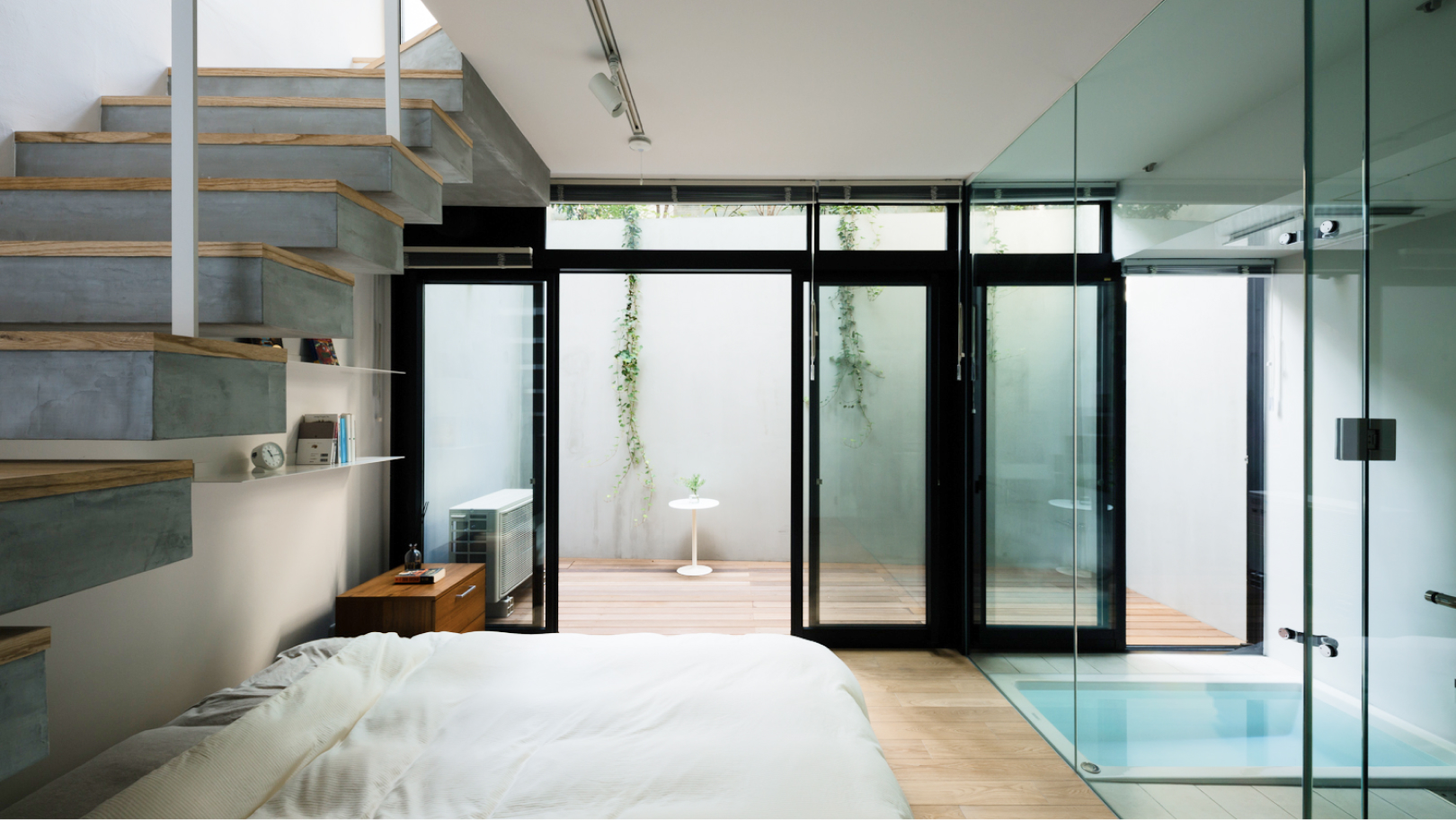 地下1階寝室｜居心地の良いプライベート空間。（2019年7月撮影）